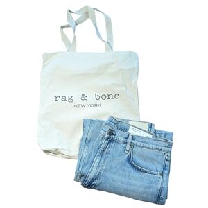 NWT Rag & bone high rise wide leg jeans